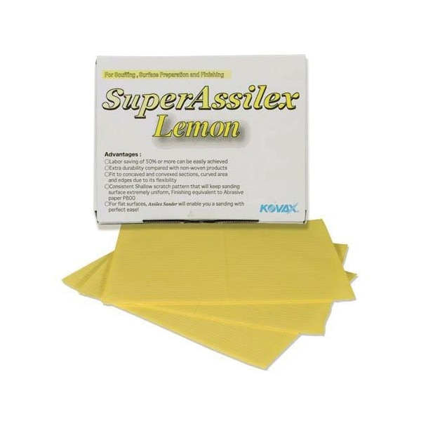 Eagle Abrasives Super Assilex Sheets - Lemon 8005, 25PK 191-1509 - main